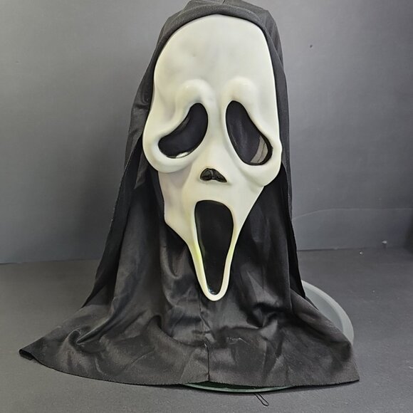 Scream Mask Vintage Easter Unlimited Fun World S9206 Glow In Dark Ghost Face - Picture 1 of 14